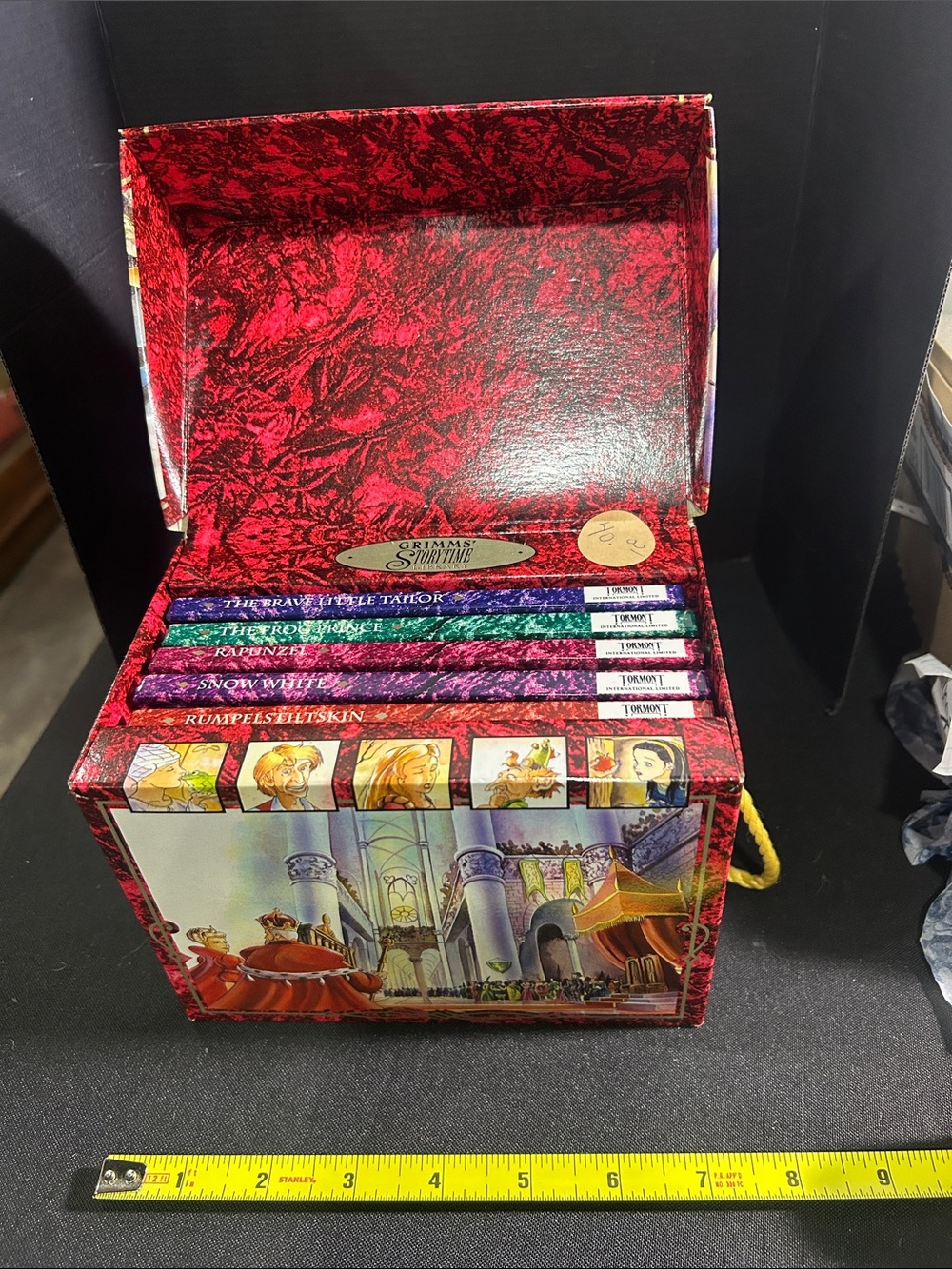 Grimm's Storyline Fairy Tale book Set - Red Decorative Case